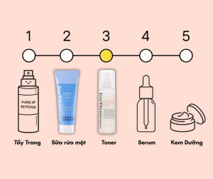 Tẩy trang xong nên dùng toner hay sữa rửa mặt trước?
