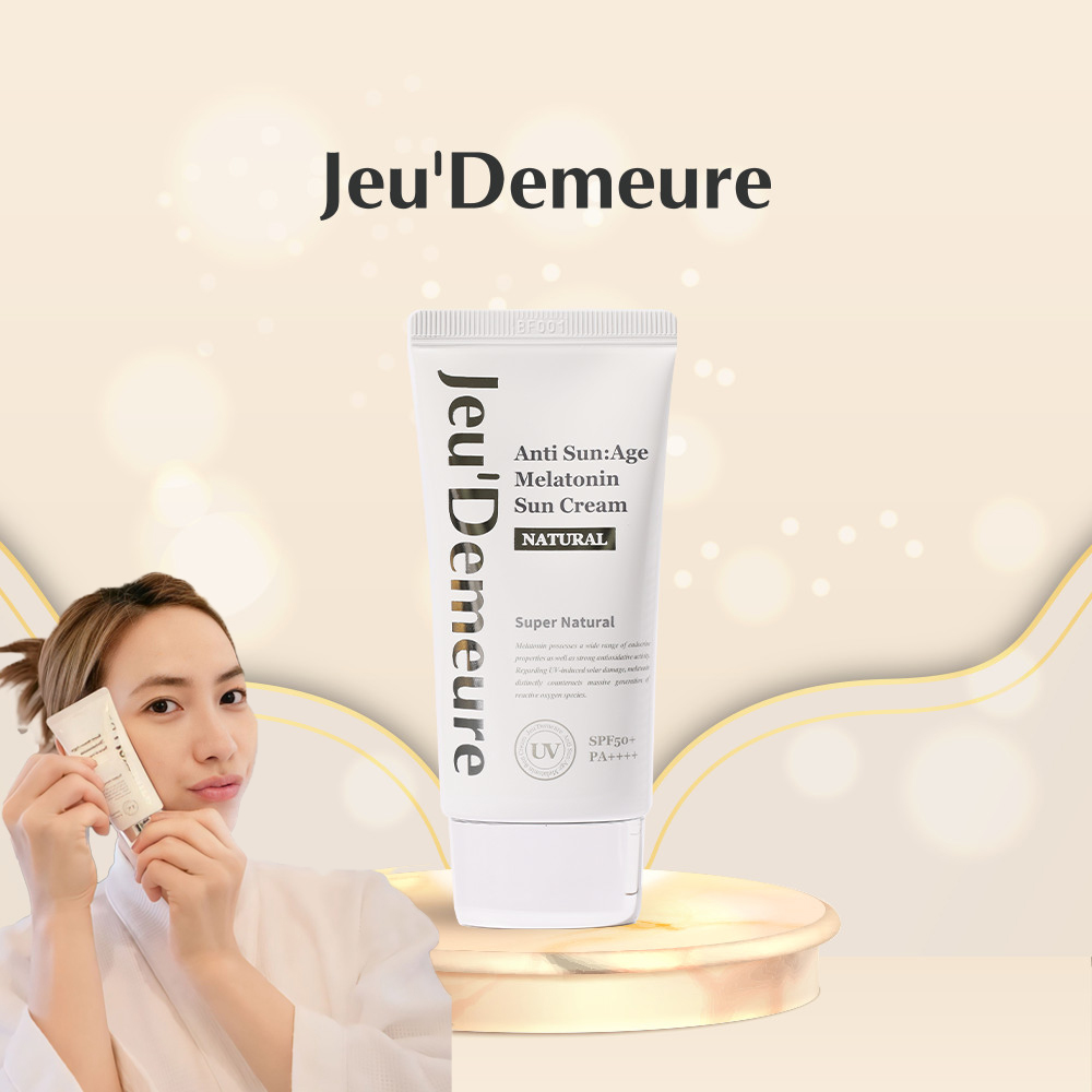 Kem chống nắng melatonin Natural SPF 50+++ 50g - Jeu’Demeure