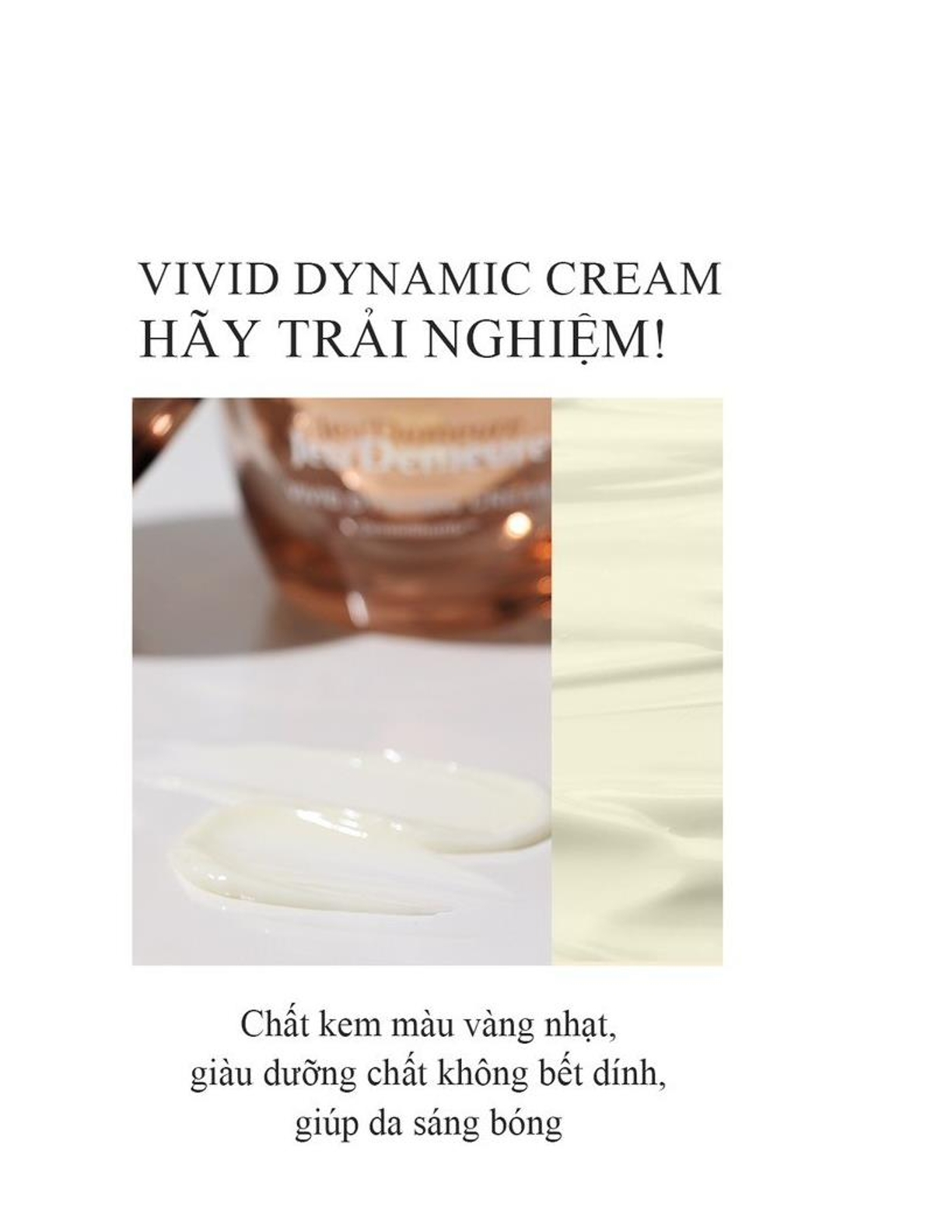 Kem dưỡng trắng da, căng bóng toàn diện - Vivid Dynamic Cream Jeu’Demeure Dermishuttle