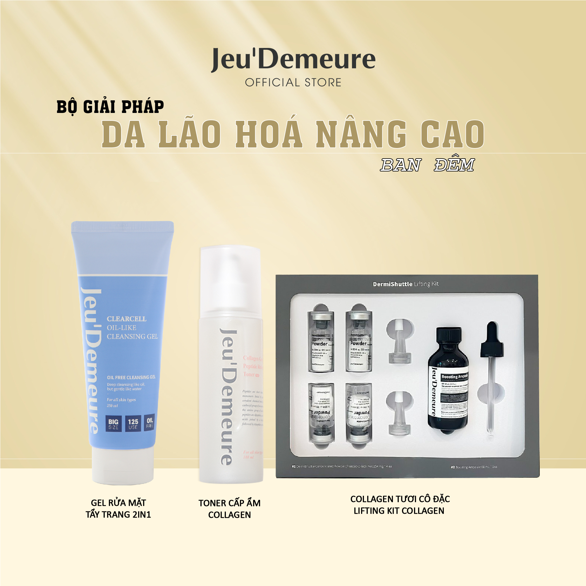 Giải pháp chống lão hóa và phục hồi da hiệu quả ban đêm.