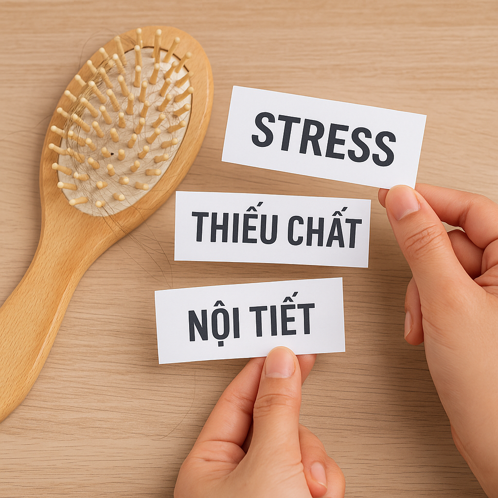 Phân biệt rụng tóc sinh lý và rụng tóc bệnh lý.